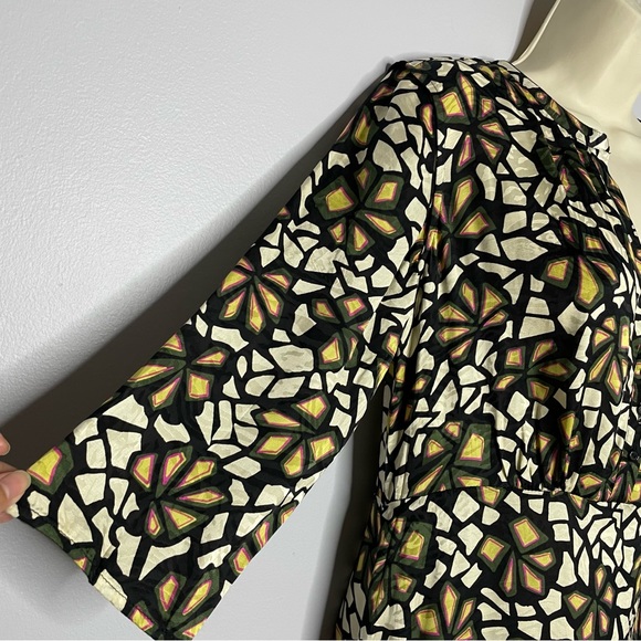 BA&SH Robe Manon Midi Print  Dress - Picture 3 of 10